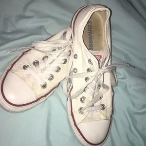 White Low-Top Converse